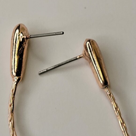 Crystal Teardrop Earring Gold tone Crystal Earring - Picture 7 of 10